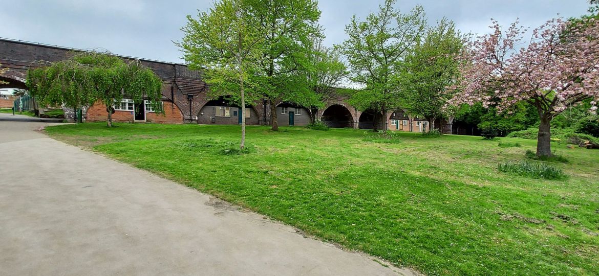Arnos Park and Piccadilly Line Viaduct